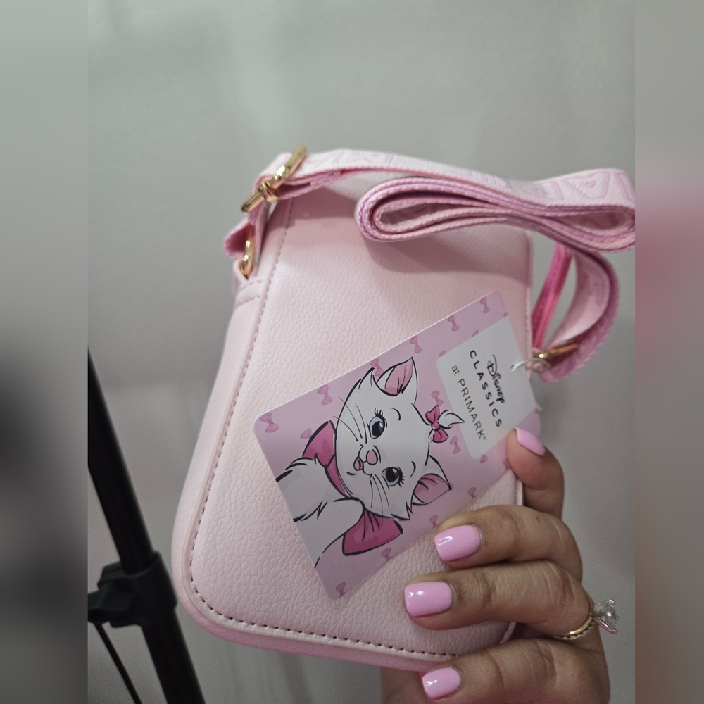 Disney Marie Pink and White Cat Small Crossbody Bag Primark Exclusive PRICE FIRM - Picture 2 of 4